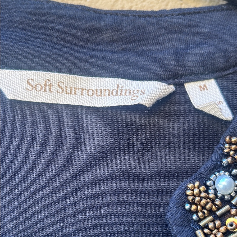 Soft Surroundings “Festa” Embellished Tunic - Picture 9 of 9